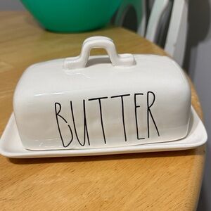 Rae Dunn Cream Butter Dish